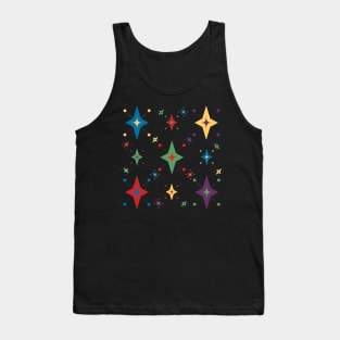 Mid Century Modern Cosmic Stars Tank Top